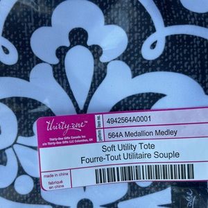Thirty one soft utility tote